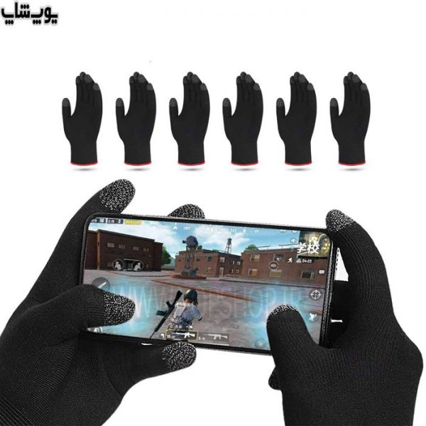 دستکش ضد عرق نانو مناسب برای بازی های موبایل و تبلت با حساسیت بالا
