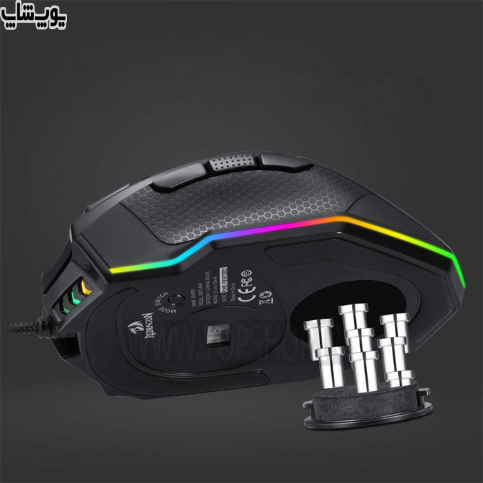 موس گیمینگ سیمی ردراگون مدل Redragon M801 RGB