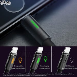 کابل تبدیل USB به لایتنینگ مک دودو مدل CA-460 با نشانگر سه حالته