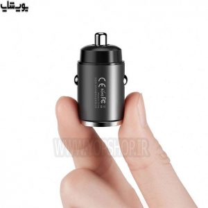 شارژر فندکی فست شارژر ریمکس مدل RCC-228 با رنگ نوک مدادی