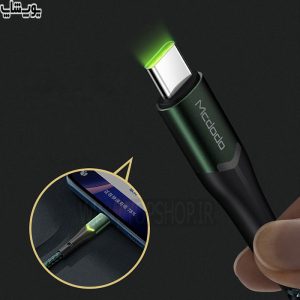 کابل شارژ تایپ C مک دودو مدل CA-796 با نشانگر LED