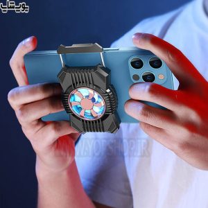 فن خنک کننده گوشی موبایل مدل P12 در ابعاد کوچک و قابل حمل