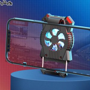 فن خنک کننده گوشی موبایل مدل P12 با بتری 400 میلی آمپر ساعتی