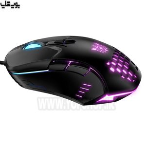 موس گیمینگ سیمی RGB اونیکوما مدل CW902 با RGB قابل تغییر