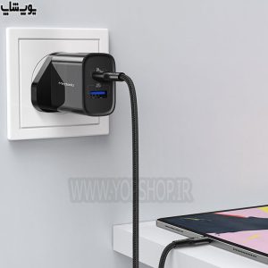 شارژر دیواری 20 وات مک دودو مدل CH-8401 با تکنولوژی فست شارژر PD و QC