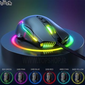 موس گیمینگ سیمی RGB اونیکوما مدل CW905 با نور پردازی RGB