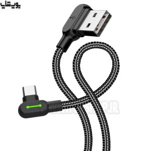 کابل تبدیل USB به تایپ C مک دودو مدل CA-528 دارای مقاومت بالا در برابر پیچ خوردگی