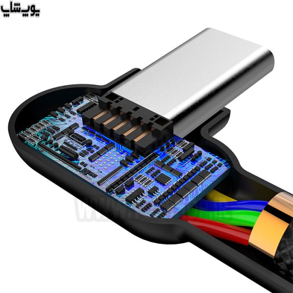 کابل تبدیل USB به تایپ C مک دودو مدل CA-5282 بطول 1.8 متر با زاویه 90 درجه