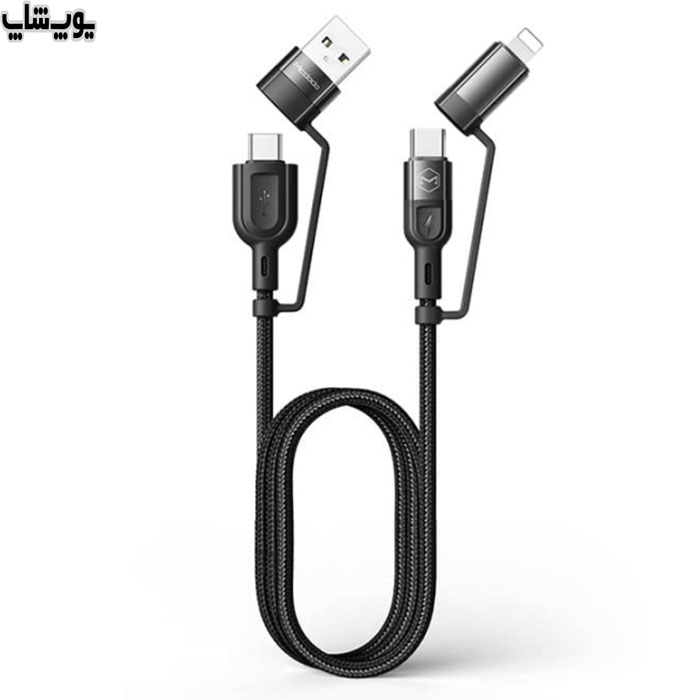 کابل تبدیل USB و تایپ C به لایتینینگ و تایپ C مک دودو مدل CA807