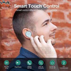 هندزفری بی سیم جی کو مدل T15 با کنترلر لمسی هوشمند