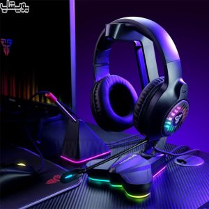 هدست گیمینگ سیمی RGB فنتک مدل BLITZ MH87 مناسب برای بازی های طولانی مدت