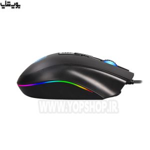 موس گیمینگ سیمی RGB سادس مدل AXE با نور پردازی RGB