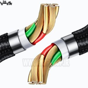 کابل تبدیل USB به میکرو USB مک دودو مدل CA-1070 با هسته کابل مس و پوسته آلومینیومی و رویه کنفی