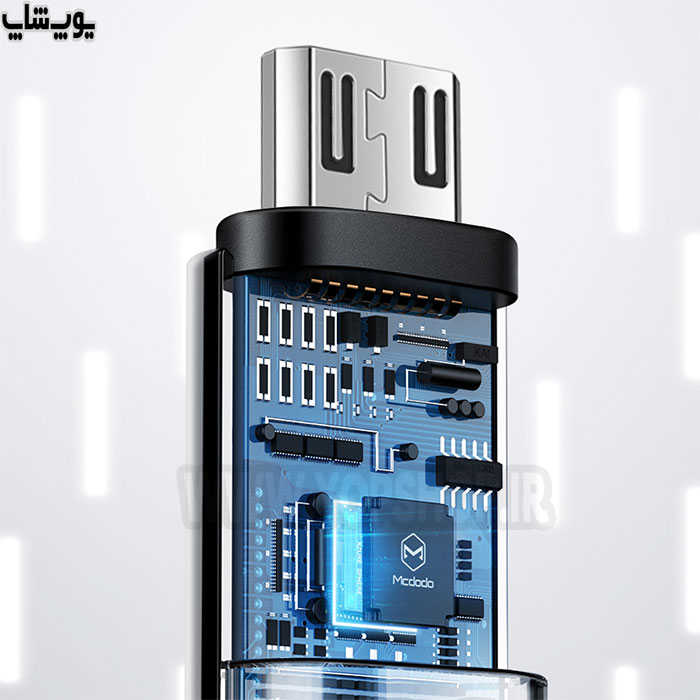 کابل تبدیل USB به میکرو USB مک دودو مدل CA-6200 با قابلیت قطع پروسه شارژ