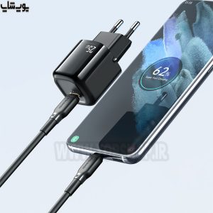 شارژر دیواری 25 وات فست مک دودو مدل CH-0050 دارای تراشه هوشمند کنترل جریان