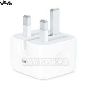 شارژر دیواری 20 وات فست شارژر اپل مدل MHJF3ZP/A A2344 با خروجی تایپ C