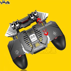 دسته بازی مکانیکی موبایل با فن خنک کننده گوشی ممو مدل AK77 با سازگاری گسترده