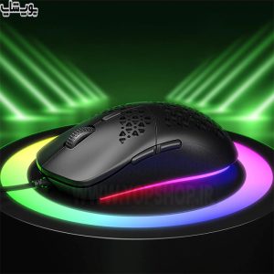 موس گیمینگ سیمی RGB اونیکوما مدل CW911 با نورپردازی RGB