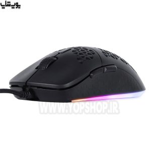 موس گیمینگ سیمی RGB اونیکوما مدل CW911 دارای نور پردازی در زیر موس