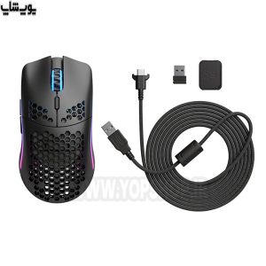 موس گیمینگ بی سیم RGB گلوریوس مدل Model O Wireless با دانگل USB