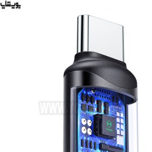 تبدیل OTG لایتنینگ به تایپ C مک دودو مدل OT-770 با تراشه هوشمند برای امنیت بیشتر