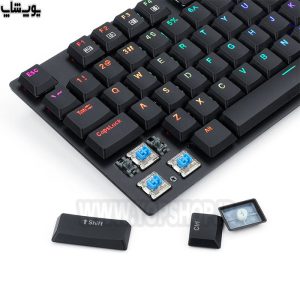 کیبورد گیمینگ بی سیم مکانیکال ردراگون مدل K607 APS Pro با سوئیچ های با دوام تا 50 میلیون کلیک
