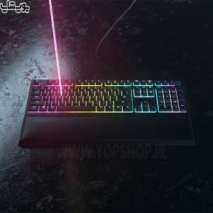 کیبورد گیمینگ RGB ریزر مدل Ornata V2 با نورپردازی RGB