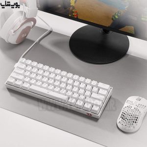 کیبورد سیمی گیمینگ RGB ردراگون مدل K630 Dragonborn با سوئیچ های قرمز قابل تعویض