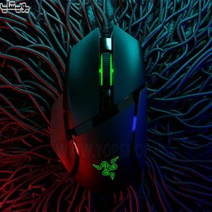 موس گیمینگ سیمی ریزر مدل Basilisk V2 با کابل USB با رویه بافته شده