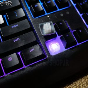 کیبورد گیمینگ RGB ریزر مدل Cynosa V2 با کلید ها نرم