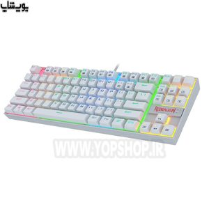 کیبورد گیمینگ بی سیم مکانیکال ردراگون مدل K552P KUMARA Pro دارای تنوع رنگ سفید و مشکی