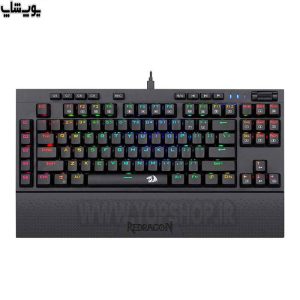 کیبورد سیمی گیمینگ RGB مکانیکال ردراگون مدل K588 Broadsword fh با اتصال سیمی