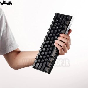 کیبورد سیمی گیمینگ RGB ردراگون مدل K630 Dragonborn در ابعاد بهینه