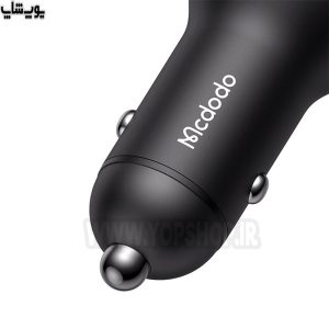 شارژر فندکی 95 وات مک دودو مدل CC-5670 دارای ورودی شارژر استاندارد خودرو