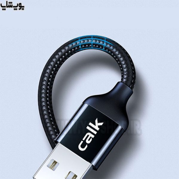 کابل تبدیل USB به تایپ C، لایتنینگ و میکرو USB کالک مدل XC034 با کابل منعطف و مقاوم