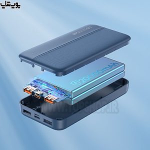 پاوربانک 20000 میلی آمپر ساعت فست شارژ ریمکس مدل RPP-213 دارای باتری لیتیوم پلیمری