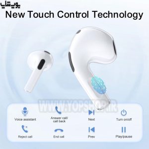 هندزفری بی سیم جویروم مدل JR-T03S Plus دارای کنترلر لمسی