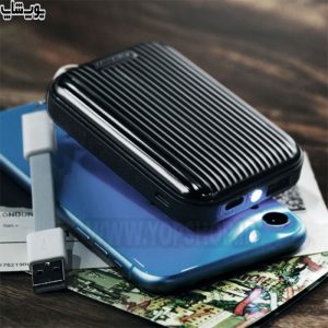پاوربانک 10000 میلی آمپر ساعت مومکس مدل IP58AD دارای چراغ LED به عنوان چراغ قوه