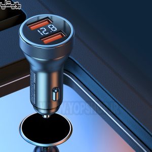 شارژر فندکی 45 وات فست شارژر ریمکس مدل RCC 325 با پشتیبانی گسترده از ورودی فندکی خودرو ها