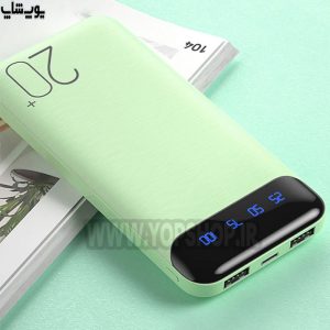 پاوربانک 20000 میلی آمپر ساعت ویکام مدل WP-163 با نمایشگر LED