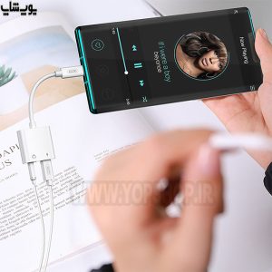 مبدل Type-C به جک 3.5 میلیمتری و Type-C ایکس او مدل NB172D با حفظ کیفیت اولیه صدا