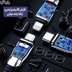 طراحی و متریال کابل فست شارژ کالک XC026