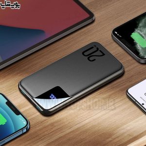 پاوربانک 20000mah فست شارژ جویروم مدل JR-QP190 plus با طراحی ظاهری زیبا و شیک