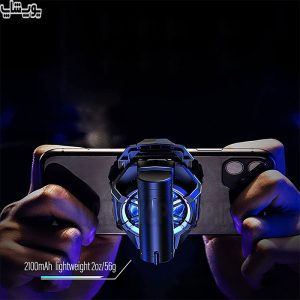 فن و خنک کننده رادیاتوری RGB موبایل مدل X29 دارای باتری بی سیم با ظرفیت 2100 میلی آمپر ساعت