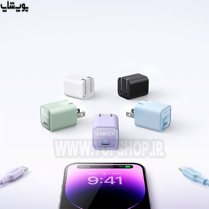 شارژر دیواری برند ANKER