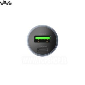 شارژر فندکی 38W فست شارژ دو پورت مومکس مدل UC15 دارای دو پورت خروجی