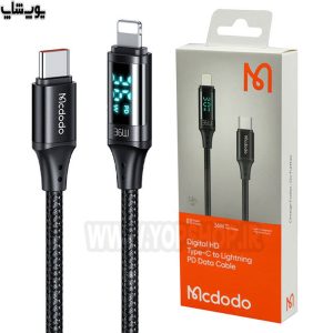 بسته بندی کابل تبدیل فست شارژ تایپ C به لایتنینگ مک دودو CA-103