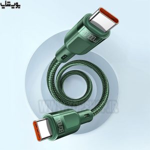 کابل تبدیل فست شارژ 100 واتی PD تایپ C به تایپ C دوبل مک دودو مدل CA-747