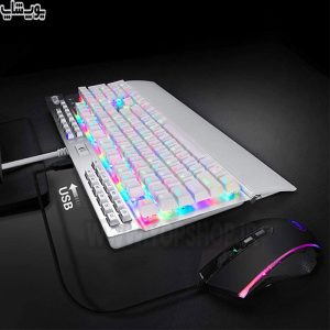 کیبورد سیمی گیمینگ RGB مکانیکال ردراگون مدل K550 YAMA با طراحی زیبا