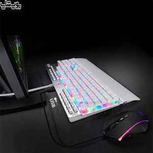 کیبورد سیمی گیمینگ RGB مکانیکال ردراگون مدل K550 YAMA با نورپردازی RGB